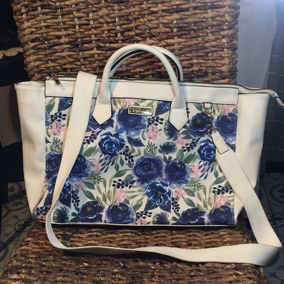 London Fog Handbags - London Fog large floral handbag
